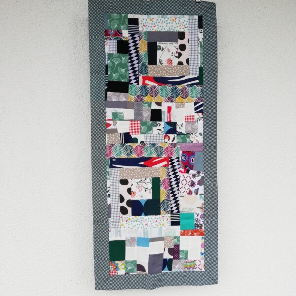 Tischdecke,Tischläufer, Patchworkdecke, Baumwolle, Patchwork, crazy Patchwork – Bild 9