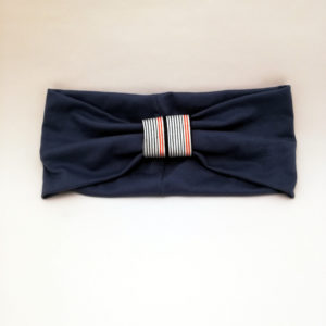 Stirnband rauchblau