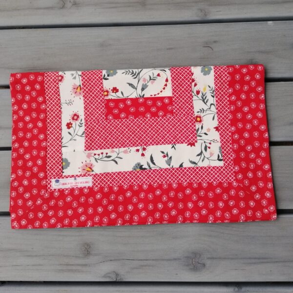Tischdecke,Tischläufer, Patchworkdecke, Baumwolle, Patchwork, crazy Patchwork – Bild 3