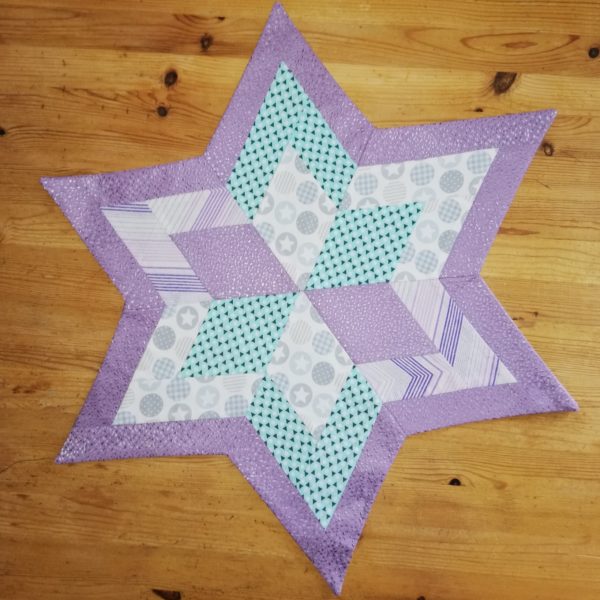 Tischdecke Stern, Patchwork – Bild 8