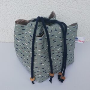 Projekttasche, Beuteltasche,Bucket Bag, Projektbeutel , RiceBag, Komebukuro, japanischer Reisbeutel