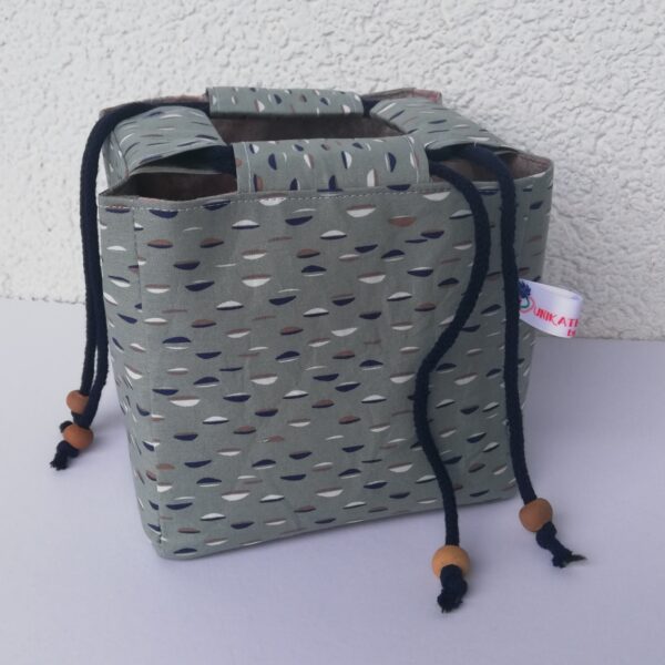 Projekttasche, Beuteltasche,Bucket Bag, Projektbeutel , RiceBag, Komebukuro, japanischer Reisbeutel – Bild 7