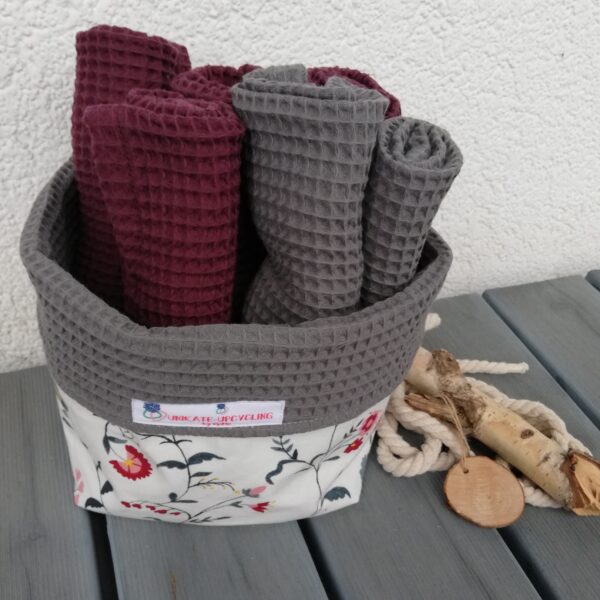 Utensilo, Körbchen, Wendekörbchen, Waffelpique – Bild 6