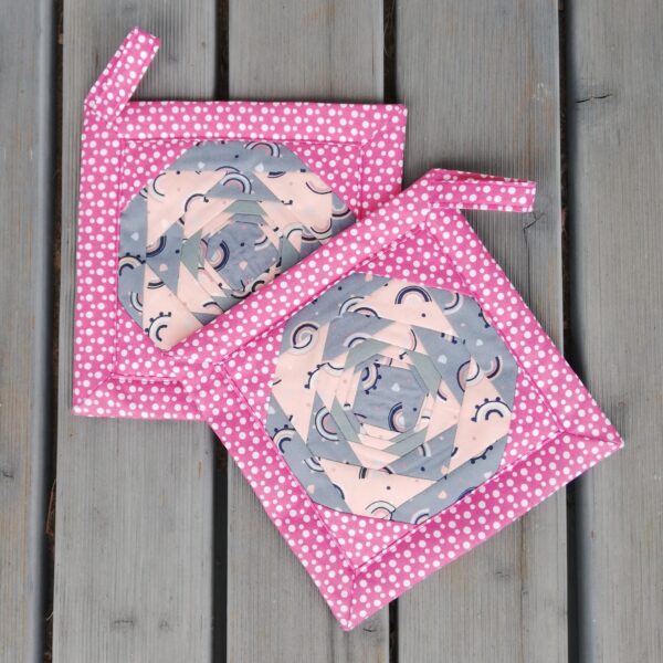 Topflappen, Untersetzer, Set – Bild 2