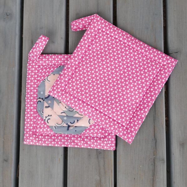 Topflappen, Untersetzer, Set – Bild 3