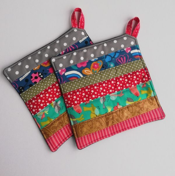 Topflappen, Untersetzer, Set – Bild 6