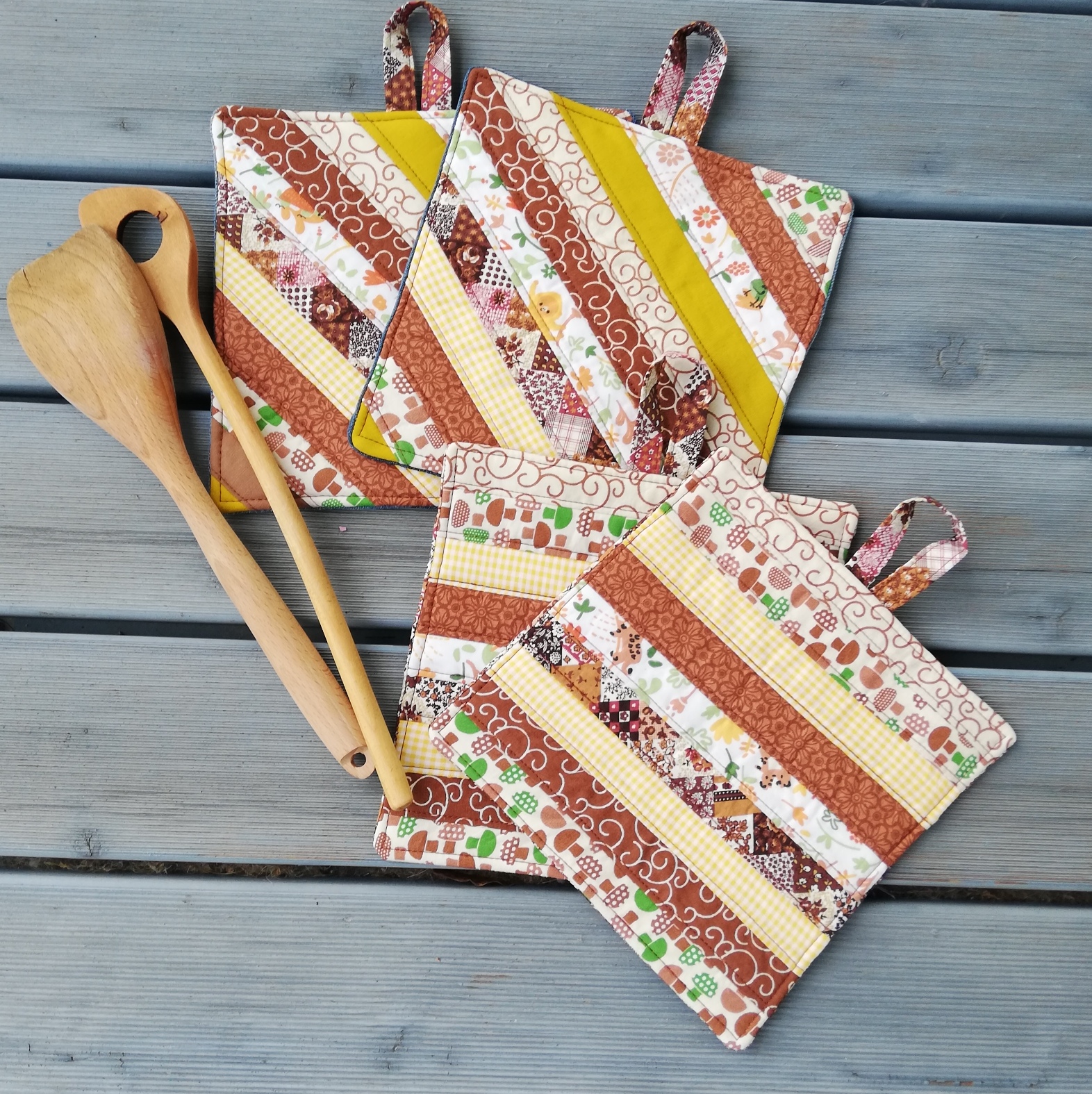 Topflappen, Untersetzer, Set – Bild 8