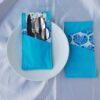 Bestecktasche, Stoffbestecktasche, Tischdeko, Tischschmuck, Geschenk, nachhaltig, Set, 2 Stück Aktiv – Bild 4