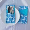 Bestecktasche, Stoffbestecktasche, Tischdeko, Tischschmuck, Geschenk, nachhaltig, Set, 2 Stück Aktiv