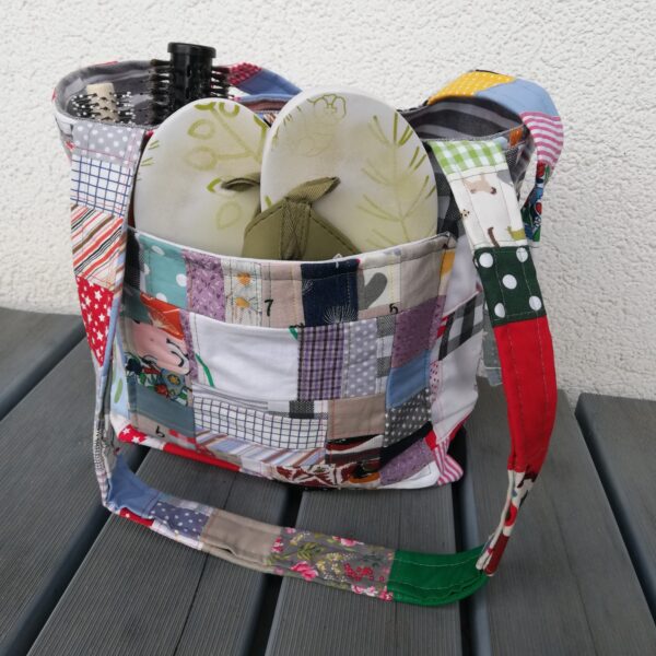 Camper, Waschhaustasche, Kulturbeutel mit Henkel, KulturBag,  Kosmetiktasche, Picknicktasche, Camping, Zelten, Sport, Schwimmbad, Shopper – Bild 4
