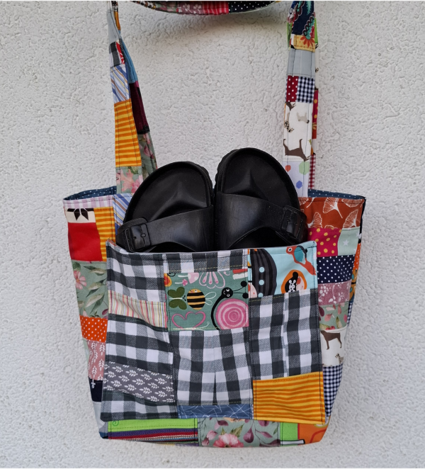 Camper, Waschhaustasche, Kulturbeutel mit Henkel, KulturBag,  Kosmetiktasche, Picknicktasche, Camping, Zelten, Sport, Schwimmbad, Shopper – Bild 2