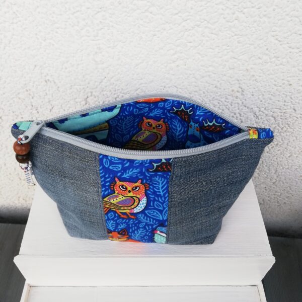 Krimskramstasche, Kulturbeutel , Kosmetiktasche, Kulturtasche, Waschtasche, Kosmetiktäschchen, – Bild 4