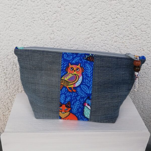 Krimskramstasche, Kulturbeutel , Kosmetiktasche, Kulturtasche, Waschtasche, Kosmetiktäschchen, – Bild 6
