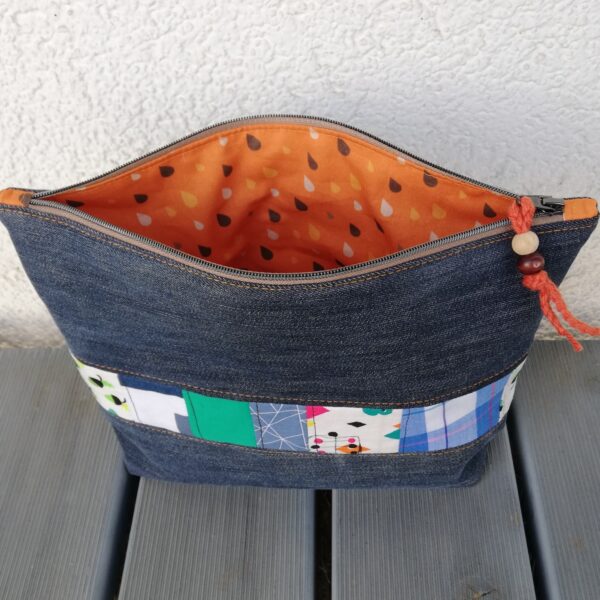Krimskramstasche, Kulturbeutel , Kosmetiktasche, Kulturtasche, Waschtasche, Kosmetiktäschchen, – Bild 9
