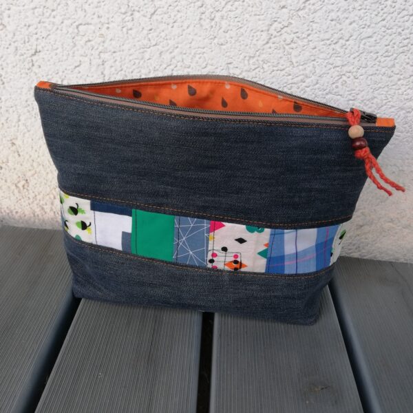 Krimskramstasche, Kulturbeutel , Kosmetiktasche, Kulturtasche, Waschtasche, Kosmetiktäschchen, – Bild 10