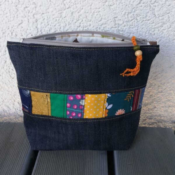 Krimskramstasche, Kulturbeutel , Kosmetiktasche, Kulturtasche, Waschtasche, Kosmetiktäschchen, – Bild 12