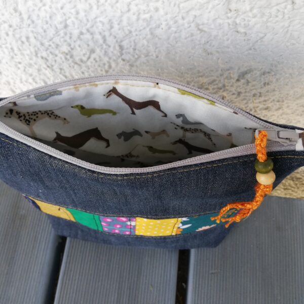 Krimskramstasche, Kulturbeutel , Kosmetiktasche, Kulturtasche, Waschtasche, Kosmetiktäschchen, – Bild 13
