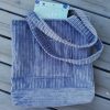 Cordtasche, Shopper aus Breitcord, Umhängetasche, Innentasche, Außentasche, Magnetverschluß – Bild 7