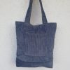 Cordtasche, Shopper aus Breitcord, Umhängetasche, Innentasche, Außentasche, Magnetverschluß – Bild 8