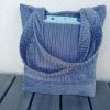 Cordtasche, Shopper aus Breitcord, Umhängetasche, Innentasche, Außentasche, Magnetverschluß – Bild 6
