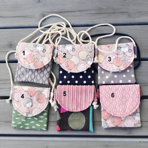 Kleiner Brustbeutel für Kinder, Brusttasche, Kindergeldbeutel, Kleines Täschchen, Geschenkidee
