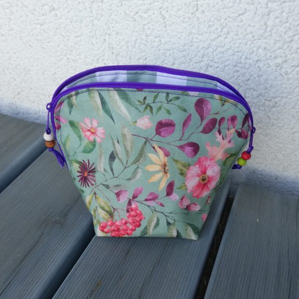 Kosmetiktasche,  Projekttasche, Stiftemäppchen, Handarbeitsutensilientäschchen, 2er Set - oder einzeln , 2-Wege-Zipper – Bild 4