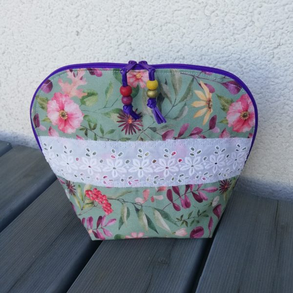 Kosmetiktasche,  Projekttasche, Stiftemäppchen, Handarbeitsutensilientäschchen, 2er Set - oder einzeln , 2-Wege-Zipper – Bild 7