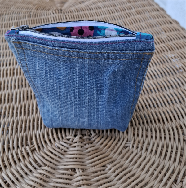 Krimskramstasche, Kulturbeutel , Kosmetiktasche, Kulturtasche, Waschtasche, Kosmetiktäschchen, – Bild 2