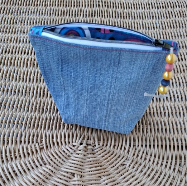 Krimskramstasche, Kulturbeutel , Kosmetiktasche, Kulturtasche, Waschtasche, Kosmetiktäschchen, – Bild 3