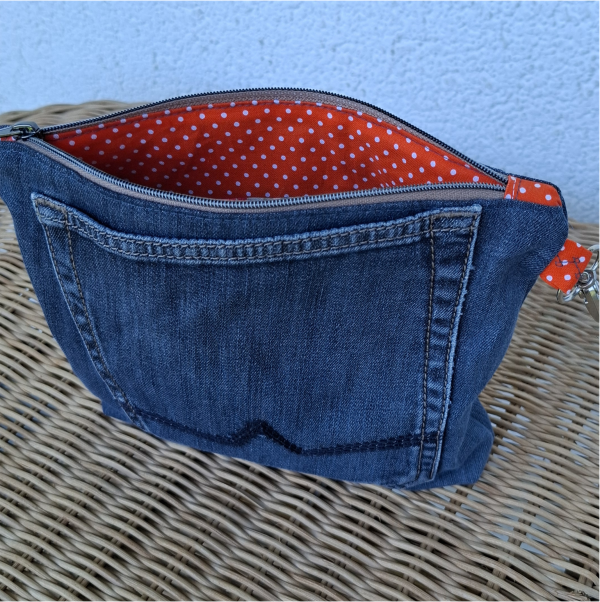 Krimskramstasche, Kulturbeutel , Kosmetiktasche, Kulturtasche, Waschtasche, Kosmetiktäschchen, – Bild 7