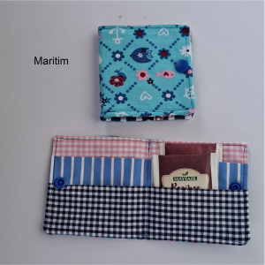 Teebeuteltäschchen "TO GO" aus Baumwolle (NEU)